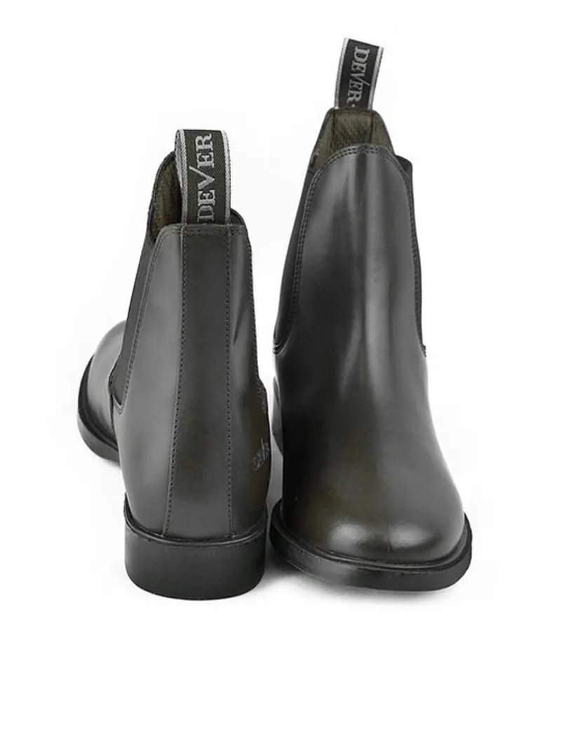 Dever Rio Leather Jodphur Boots Black-3